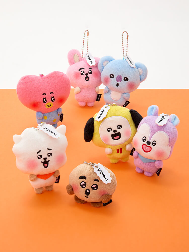 BT21 Today's Face Heartbeat Plush Keyring – LINE FRIENDS_US