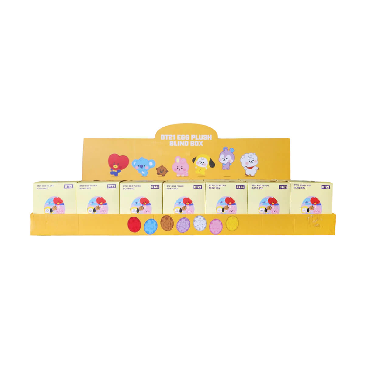 BTSセット BT21 Egg Zip Plush Blind Box – LINE FRIENDS_US