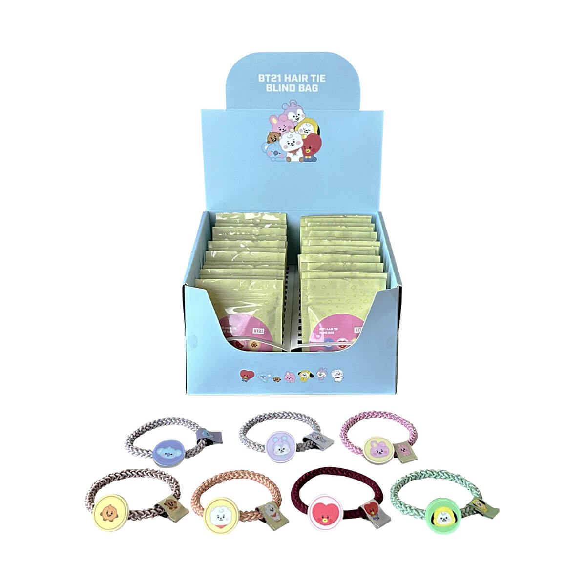 BTS 公式 ヘアゴム BT21 BT21 Hair Tie Blind Box – LINE FRIENDS_US