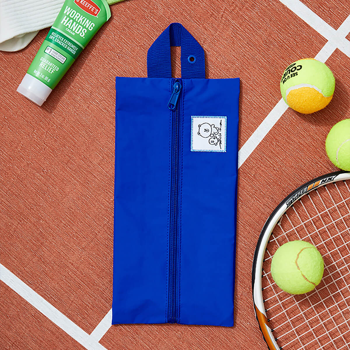 LINE FRIENDS Field Day Blue Pouch – LINE FRIENDS_US