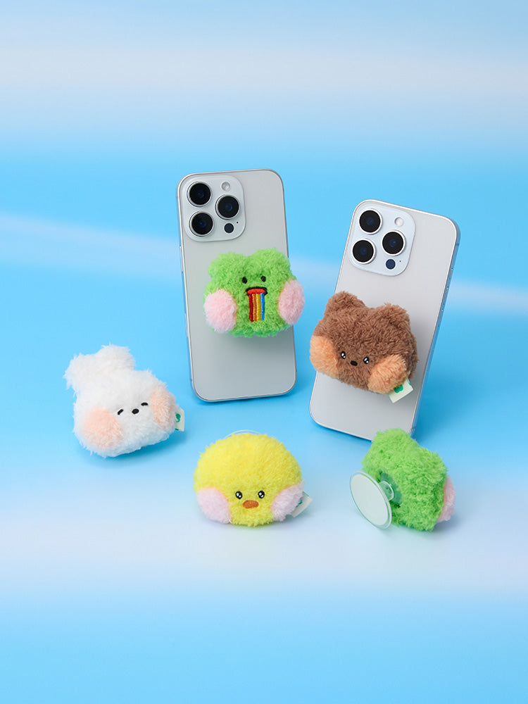 LINE FRIENDS minini World Plush Phone Grip bnini LINE FRIENDS minini World Plush Phone Grip bnini