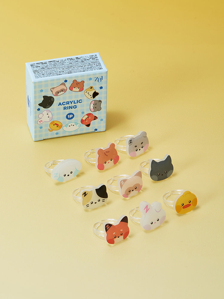 ZEROBASEONE zeroni FLUFFY Wonderland Random Acrylic Ring