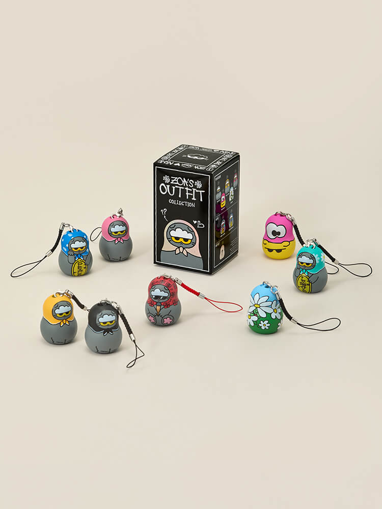 ZO&FRIENDS Random Figure Keyring (8 Types)
