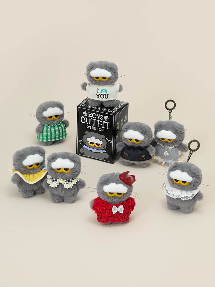 ZO&FRIENDS ZOA Random Plush Keyring (8 Types)