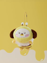 BT21 mini minini Honey Bee Plush Keyring