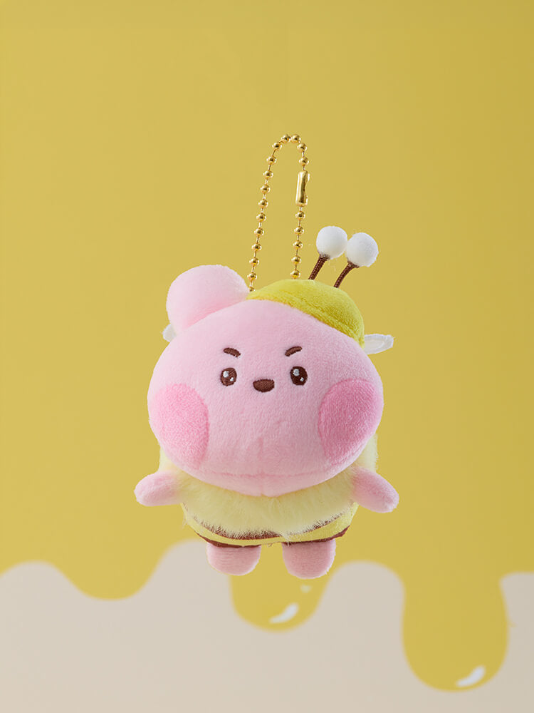 BT21 mini minini Honey Bee Plush Keyring