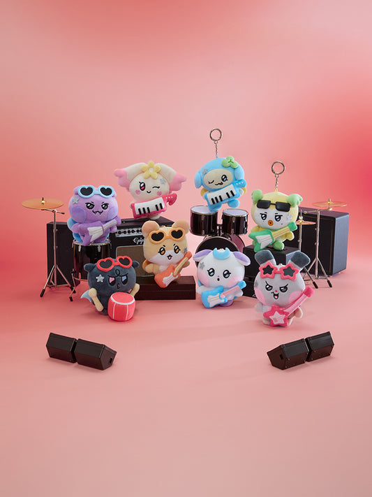 MIGHTEEZ Rock The Stage PLUSH KEYRING – ROCKSTAR