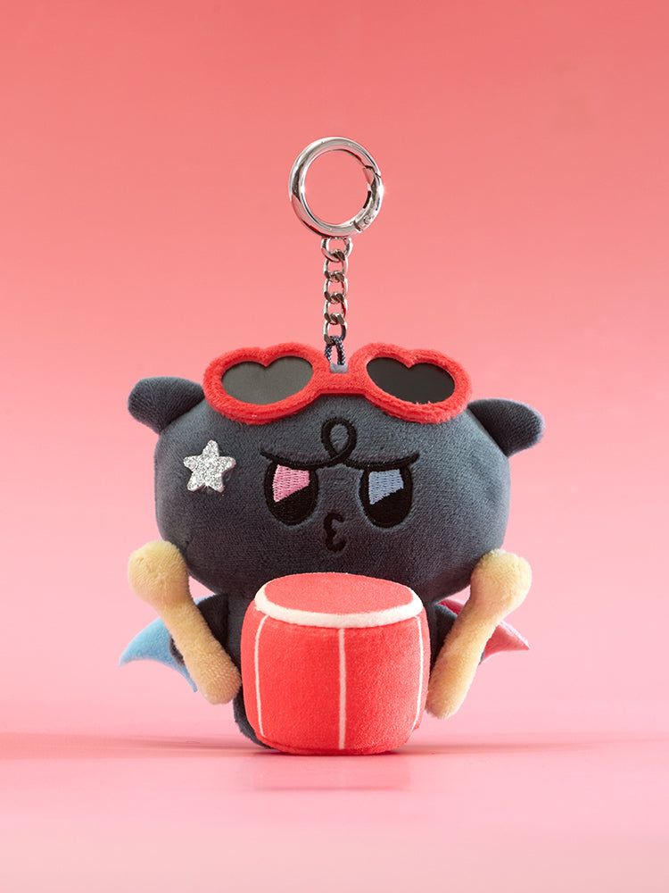 MIGHTEEZ Rock The Stage PLUSH KEYRING – ROCKSTAR
