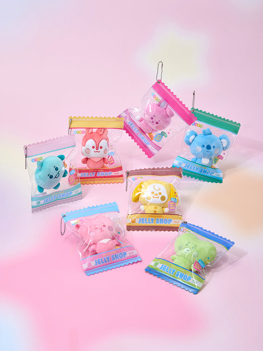 BT21 Jelly Shop Stress Ball Keyring