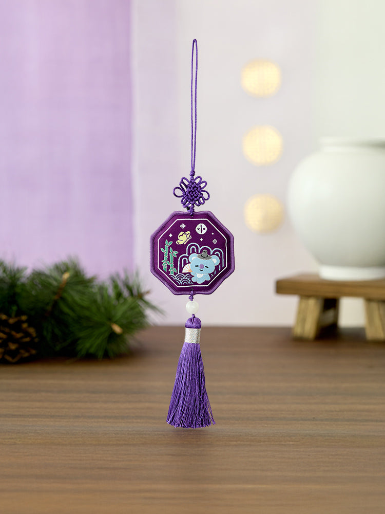 BT21 Premium K-Edition Embroidered Tassel Keyring