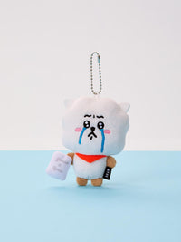 BT21 Today's Face Teardrop Plush Keyring