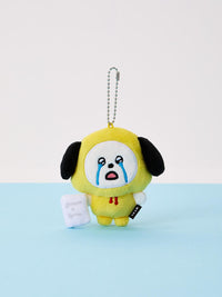 BT21 Today's Face Teardrop Plush Keyring