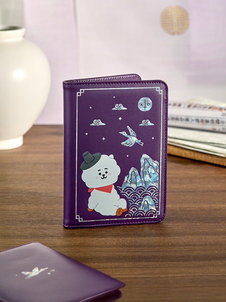 BT21 Premium K-Edition Mother-of-Pearl Graphic Passport Cover