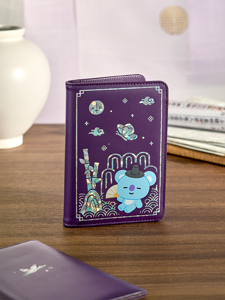 BT21 Premium K-Edition Mother-of-Pearl Graphic Passport Cover