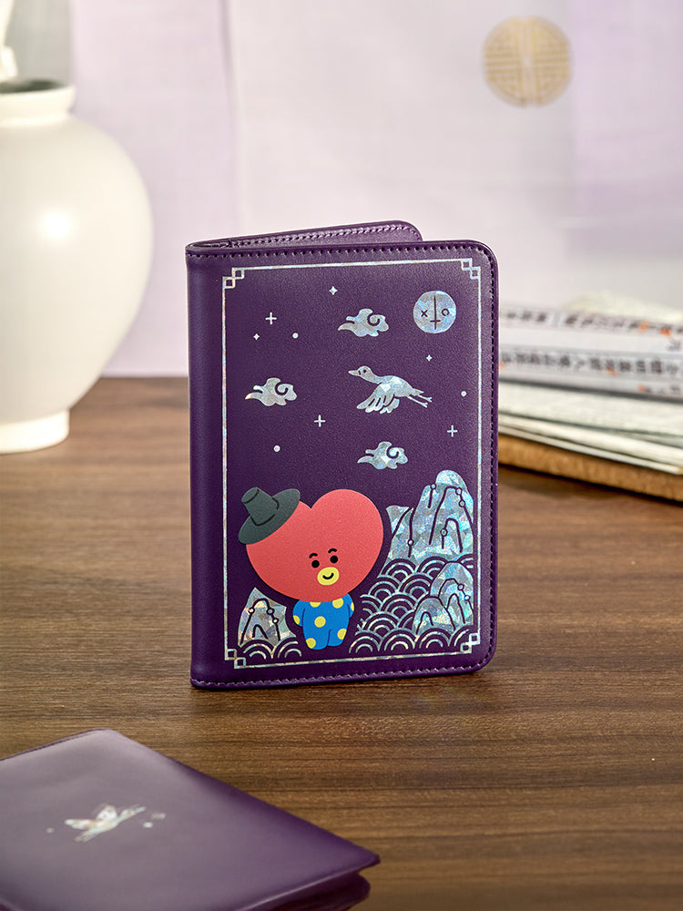 BT21 Premium K-Edition Mother-of-Pearl Graphic Passport Cover