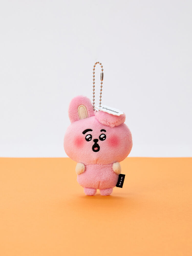 BT21 Today's Face Heartbeat Plush Keyring