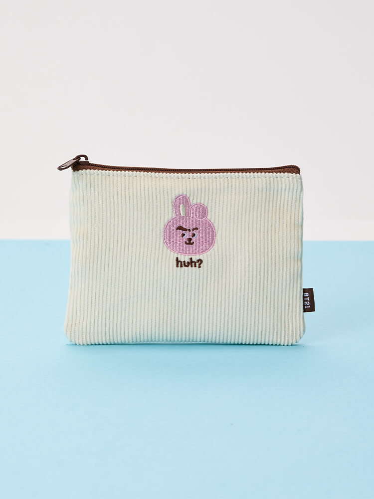 BT21 Today's Face Flat Square Pouch