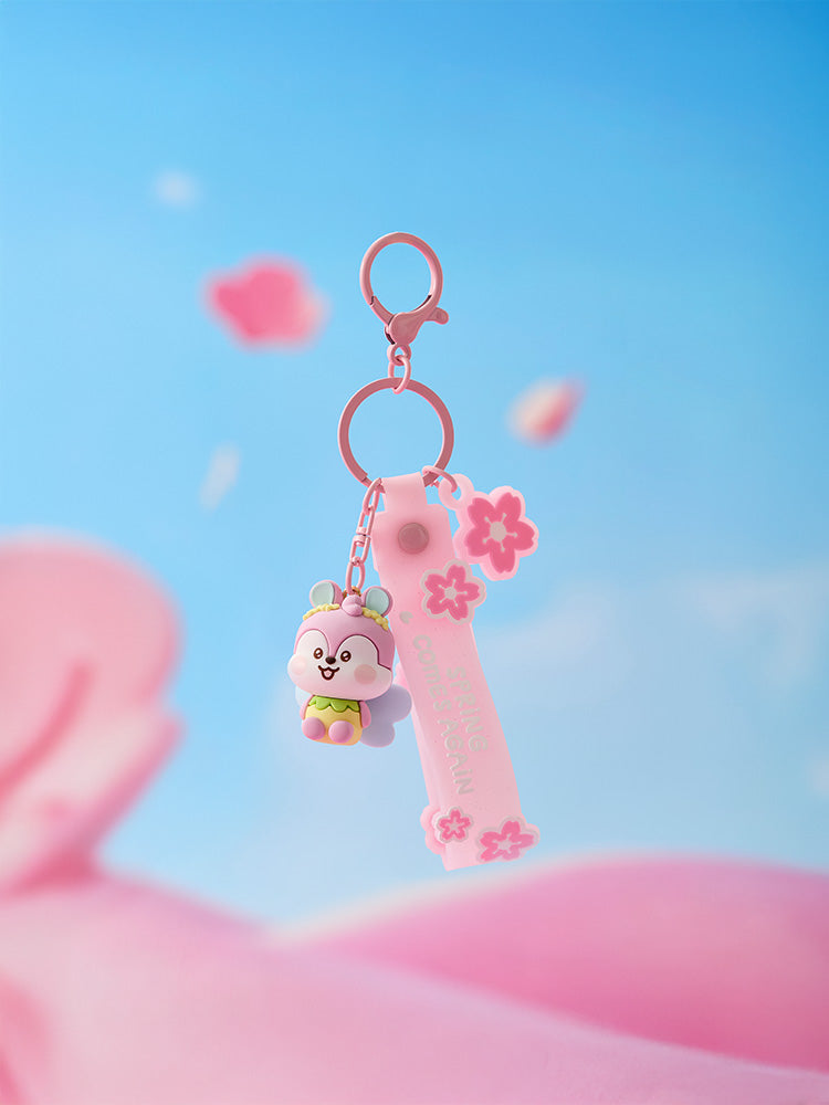 BT21 Baby Spring Fairy Figurine Keyring