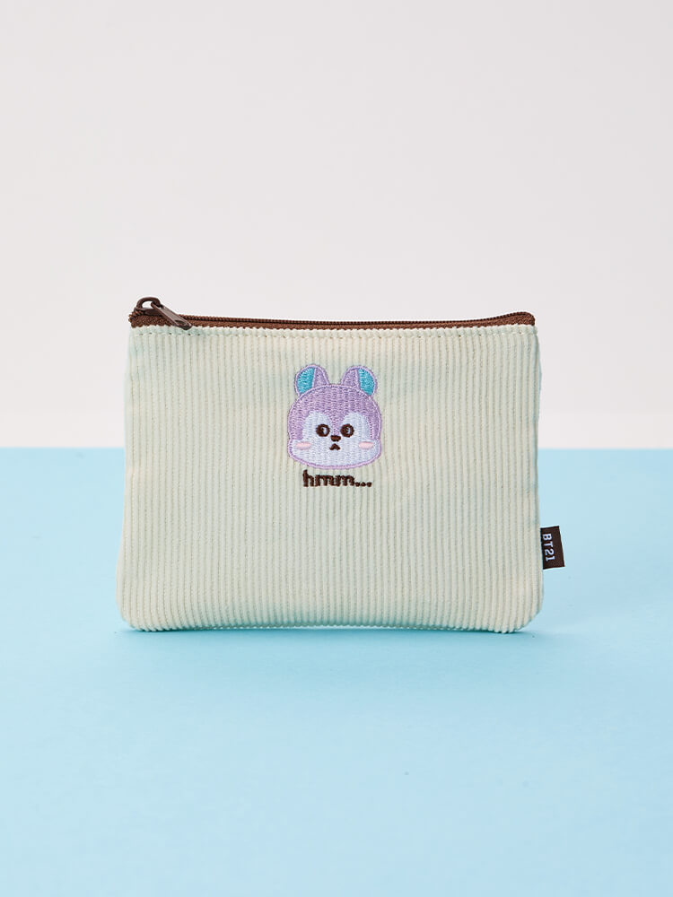 BT21 Today's Face Flat Square Pouch
