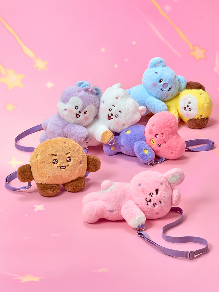 BT21 The Journey Hug Me Plush Crossbody Bag