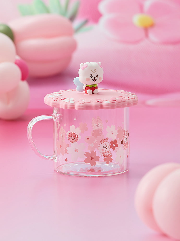 BT21 Baby Spring Fairy Glass and Lid Set