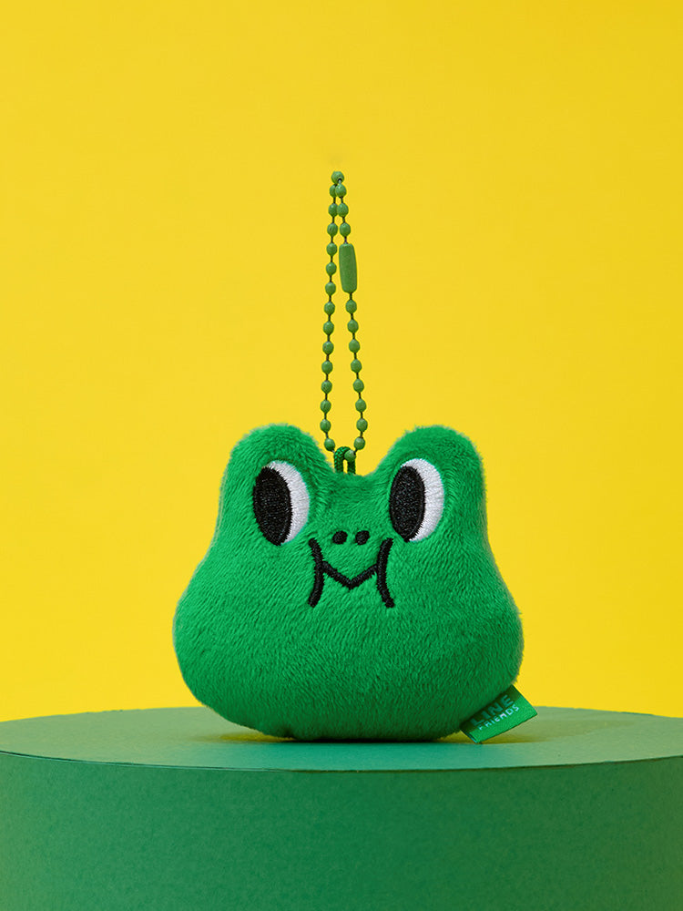 LINE FRIENDS Original Plush Face Keyring