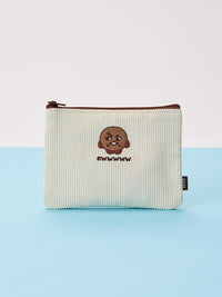 BT21 Today's Face Flat Square Pouch