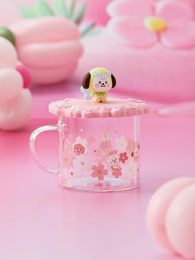 BT21 Baby Spring Fairy Glass and Lid Set