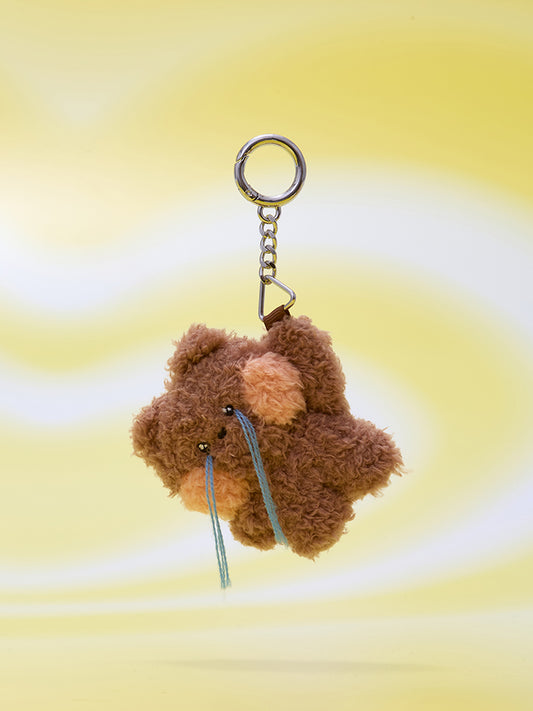 LINE FRIENDS minini Expression Plush Keyring