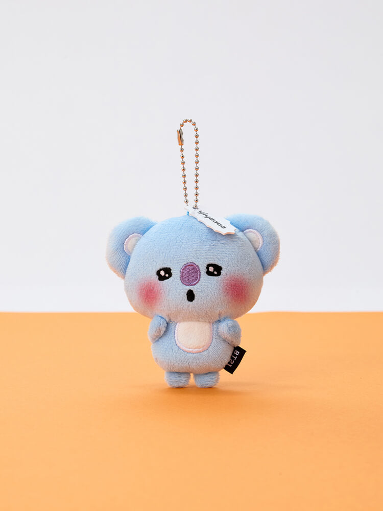 BT21 Today's Face Heartbeat Plush Keyring