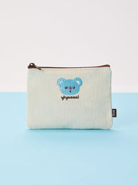 BT21 Today's Face Flat Square Pouch
