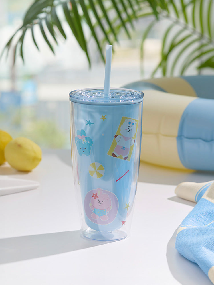BT21 Splash Cold Cup Tumbler
