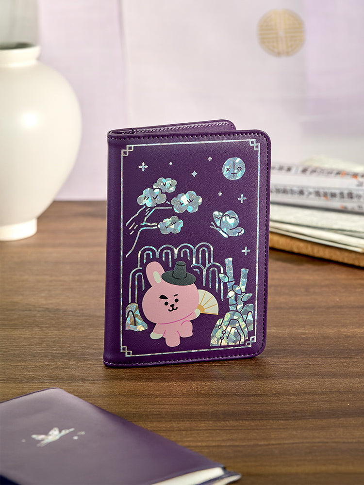BT21 Premium K-Edition Mother-of-Pearl Graphic Passport Cover