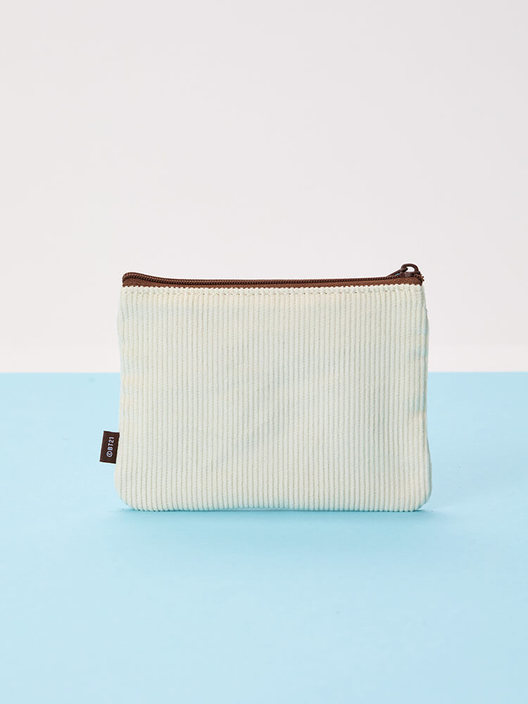 BT21 Today's Face Flat Square Pouch