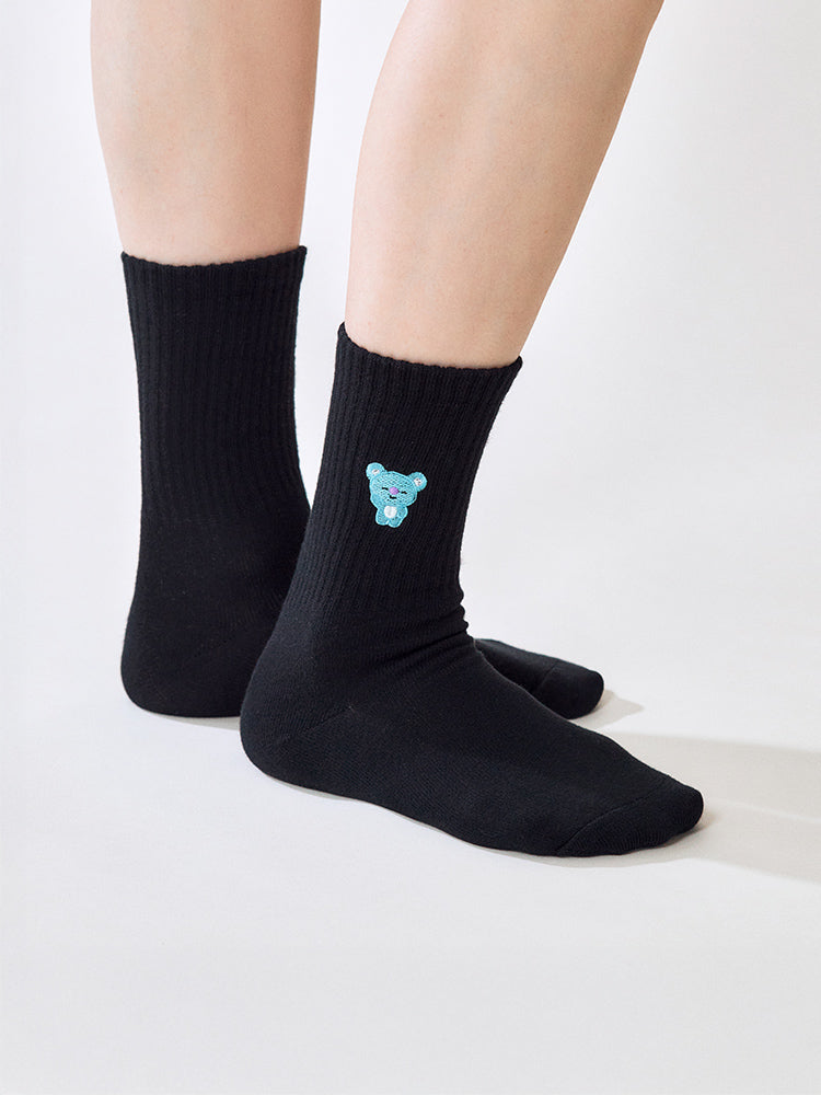 BT21 Basic Lip Embroidery Socks