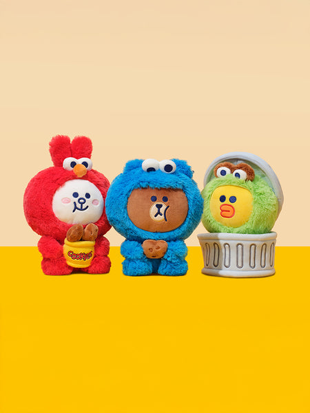 SESAME STREET X LINE FRIENDS Sitting Plush – LINE FRIENDS_US
