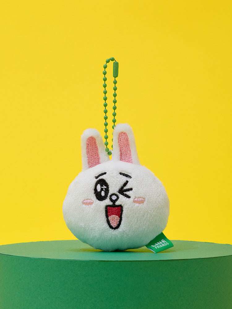 LINE FRIENDS Original Plush Face Keyring