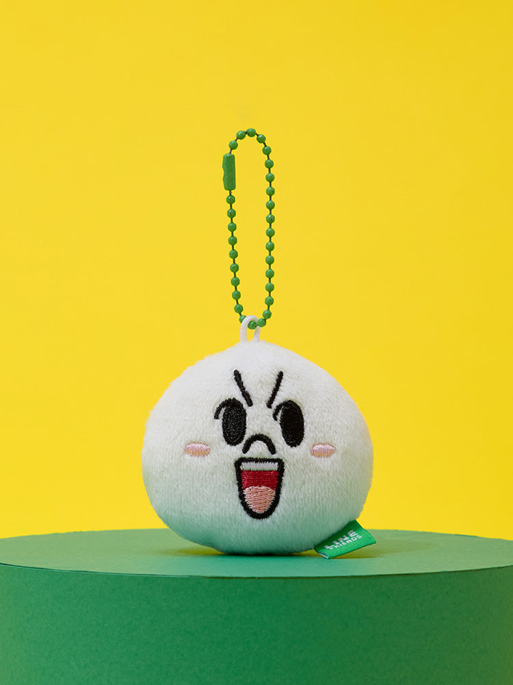 LINE FRIENDS Original Plush Face Keyring
