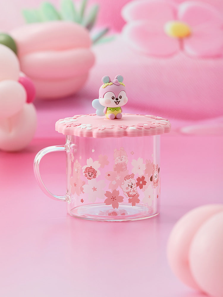 BT21 Baby Spring Fairy Glass and Lid Set