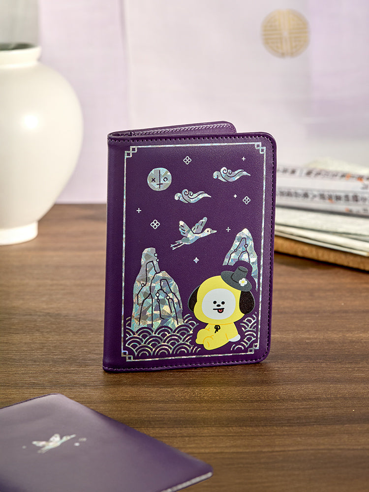 BT21 Premium K-Edition Mother-of-Pearl Graphic Passport Cover