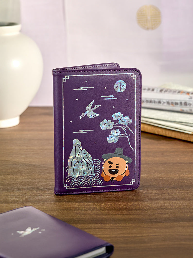 BT21 Premium K-Edition Mother-of-Pearl Graphic Passport Cover