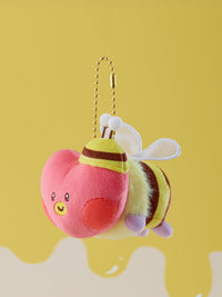 BT21 mini minini Honey Bee Plush Keyring