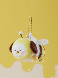 BT21 mini minini Honey Bee Plush Keyring