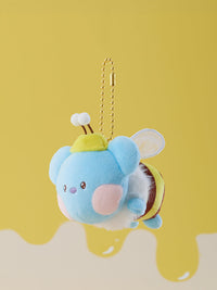 BT21 mini minini Honey Bee Plush Keyring