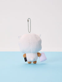 BT21 Today's Face Teardrop Plush Keyring