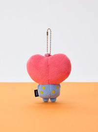 BT21 Today's Face Heartbeat Plush Keyring