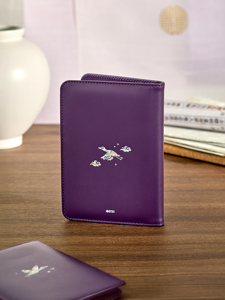 BT21 Premium K-Edition Mother-of-Pearl Graphic Passport Cover