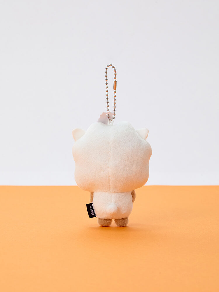 BT21 Today's Face Heartbeat Plush Keyring