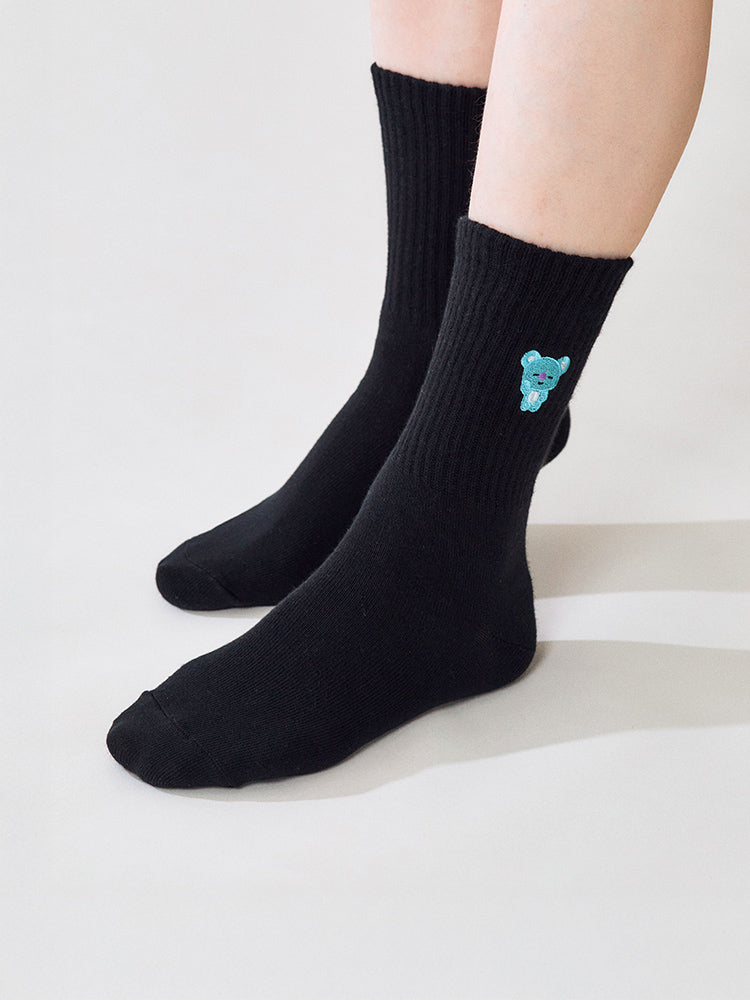 BT21 Basic Lip Embroidery Socks