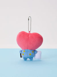 BT21 Today's Face Teardrop Plush Keyring